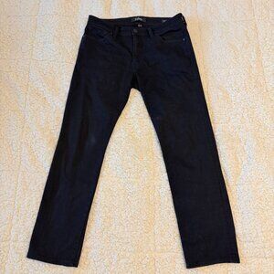 34 Heritage “Courage” Mid-Rise Straight Jeans – Size 34x32 – Black